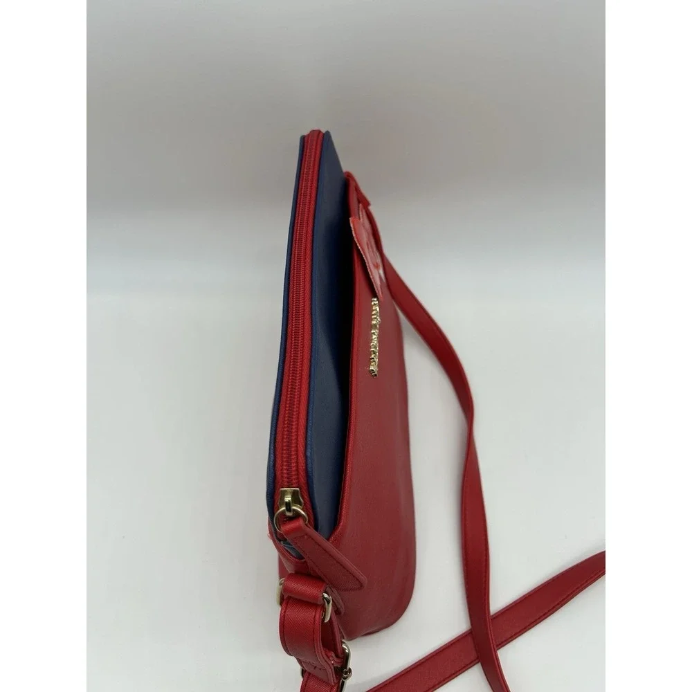 Hello Kitty Bi Color Shoulder Bag Red Navy Bow Crossbody Sanrio Japan Kawaii